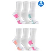 Fruit of the Loom Women's Fit For Me Everyday Active Crew Socks 6 Pair
